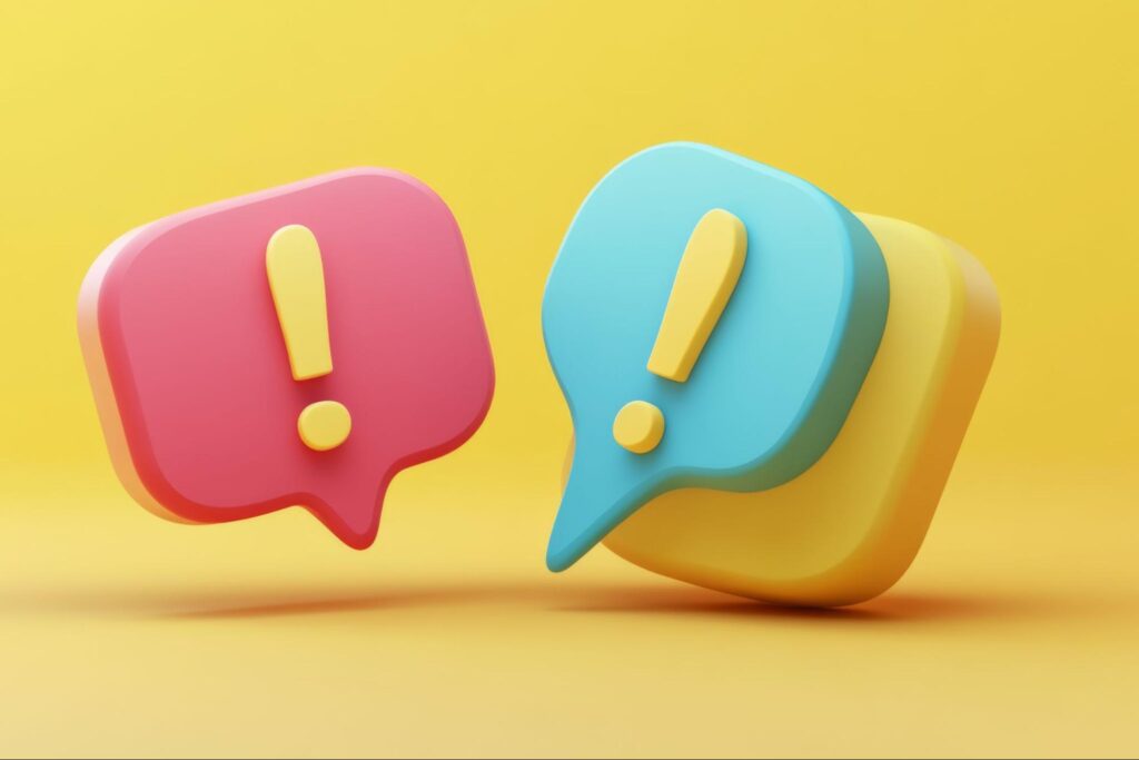 2つのビックリマーク