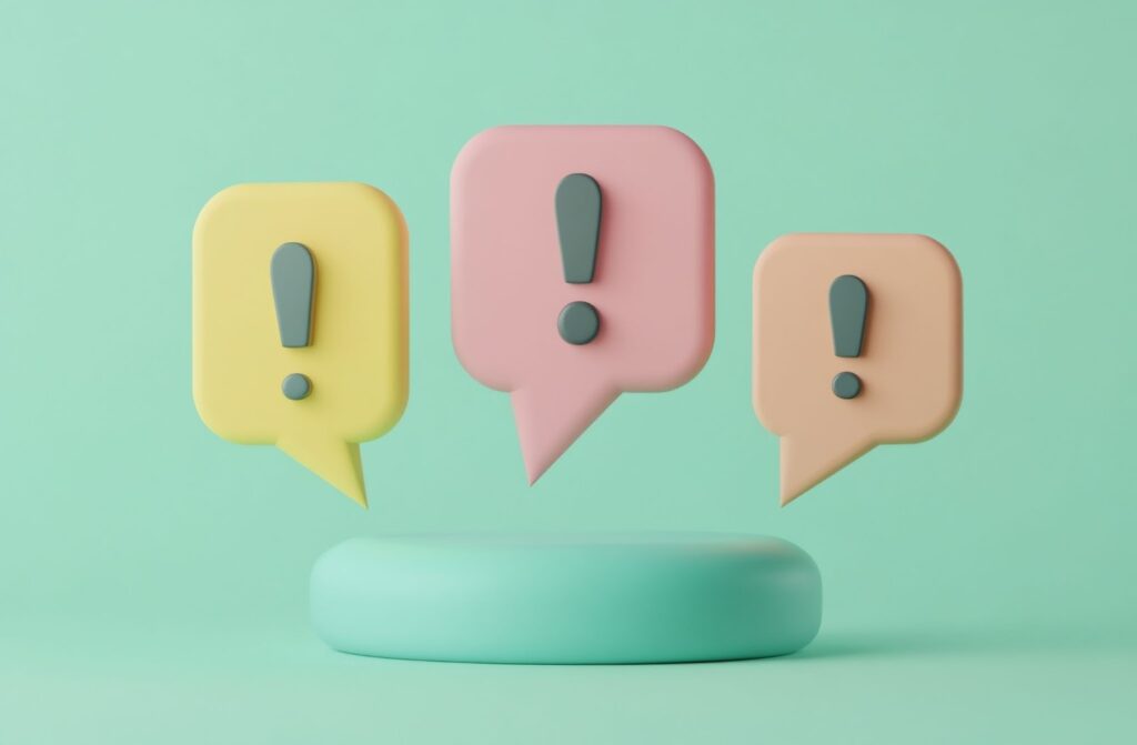 3つのビックリマーク