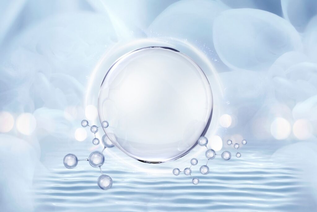 ヒアルロン酸で潤うイメージ