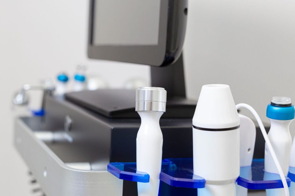 肌育注射を打つ機械