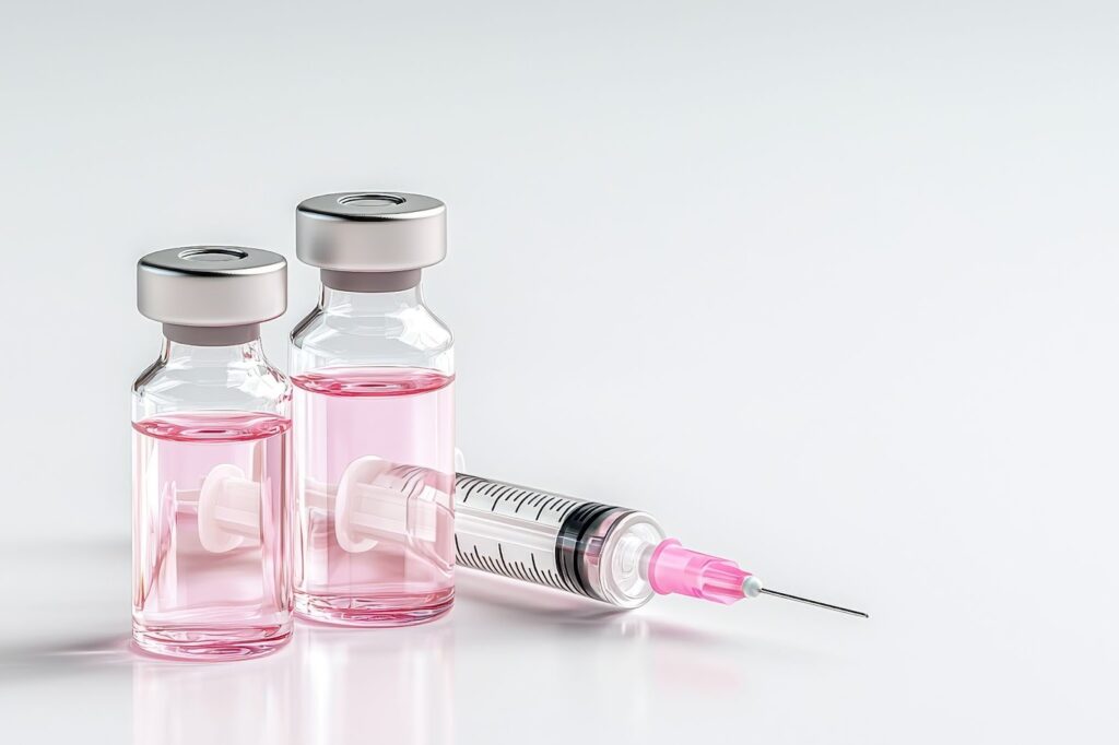 注射器とバイアル