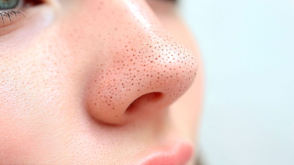 黒ずみ毛穴のある鼻