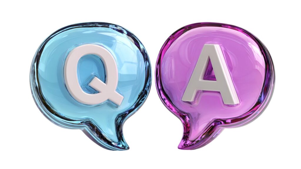 QとAの吹き出しの画像