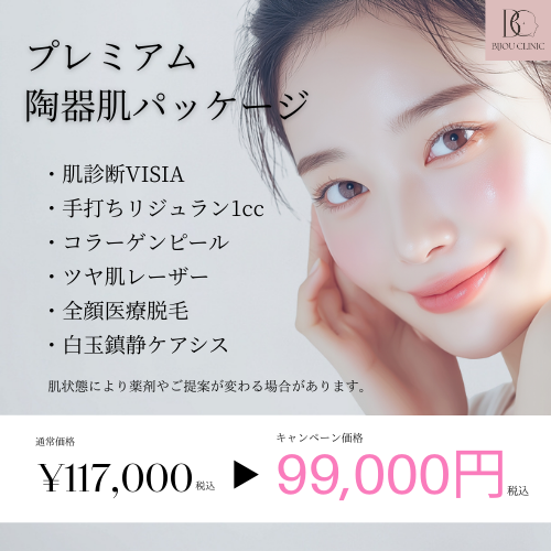 プレミアム陶器肌パッケージ