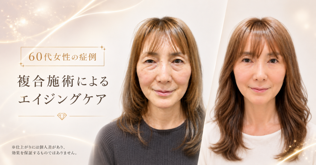 60代女性の症例｜複合施術によるエイジングケア