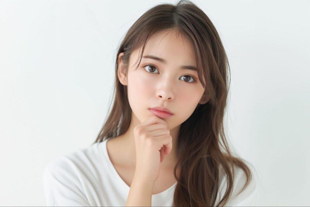二重埋没 メイク
