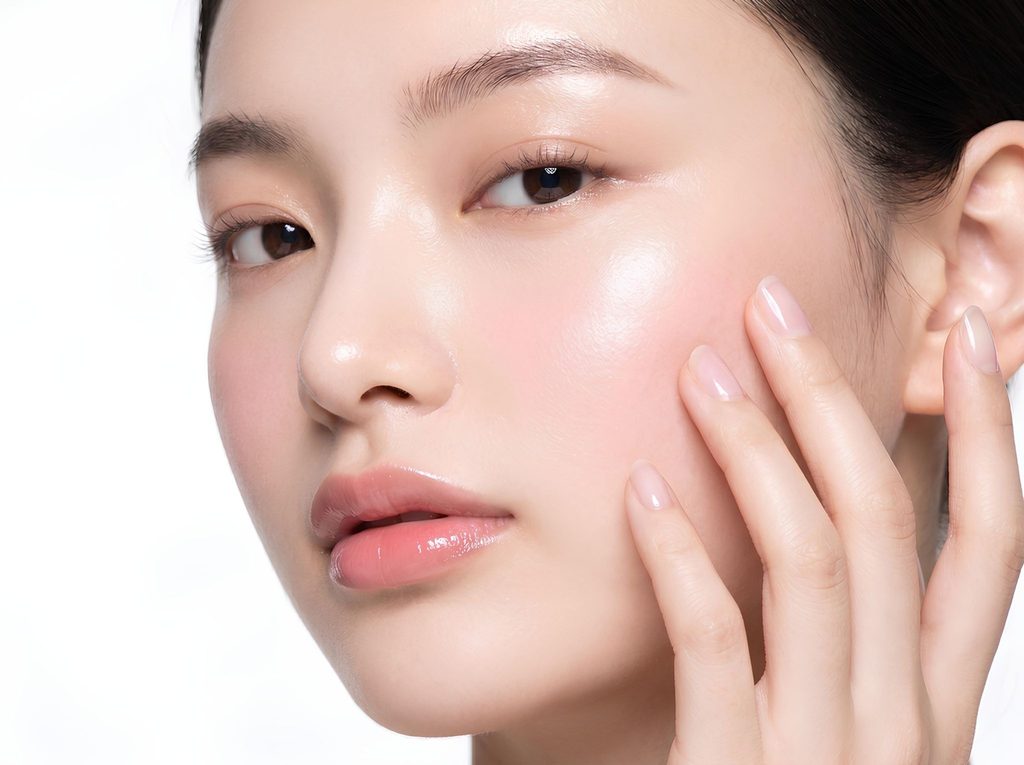美肌の女性